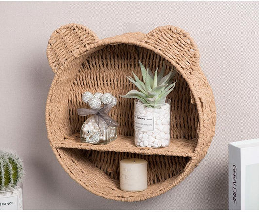 Rattan food grade plastic fruit basket rattan grass insulation mat bread tray fruit basket hand-made storage basket - JT-LIFE